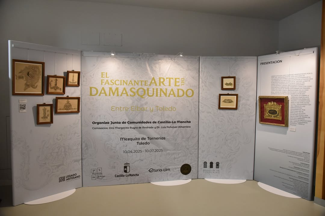 Exposición de El Fascinante Arte del Damasquinado entre Éibar y Toledo